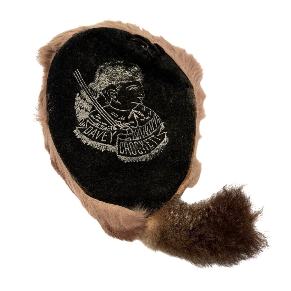 Vintage Davy Crockett Raccoon Skin Children's Hat Television Memorabilia‎